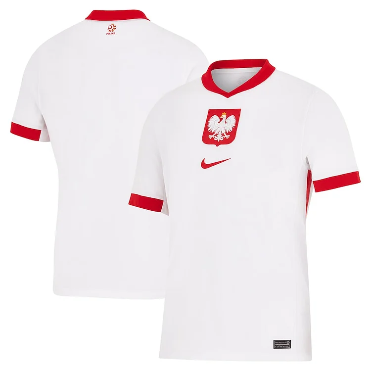 Polen Home Trikot UEFA EM 2024 - Weiß