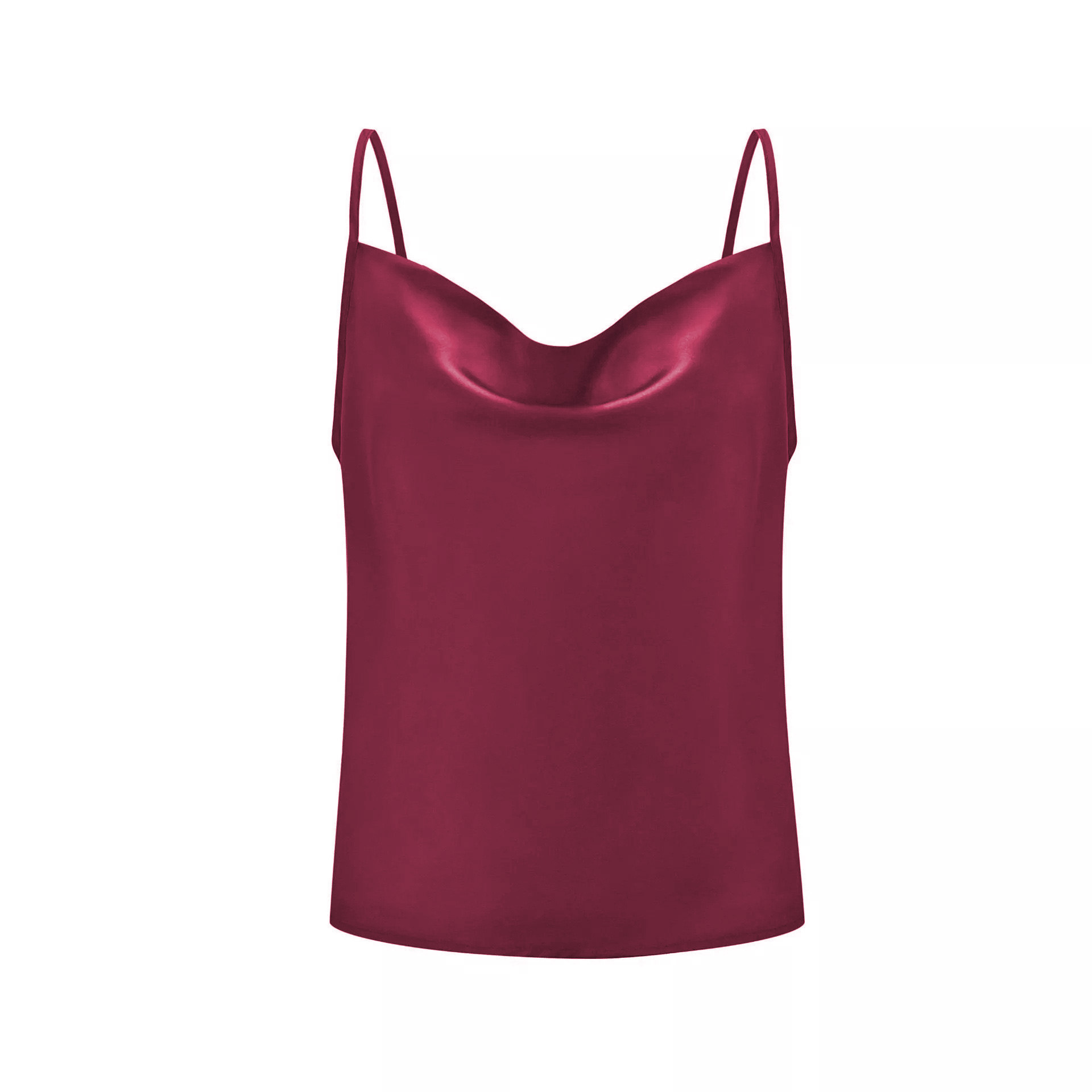 Thepearlpad Satin Camisole Shirts Women's Clothes Fashion Sexy Low Cut Backless Sleeveless Spaghetti Strap Tops Streetwear Female Camisoles