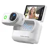Compact Panoramic Action Camera Anti-Shake WiFi Mini Sports Camera 2.0in Flip Screen with Magnetic Neck Strap for First-person View Shooting