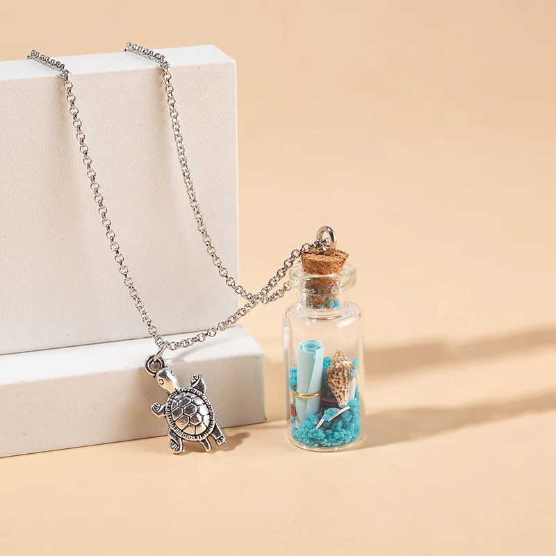 Colorful Drift Bottle Necklace