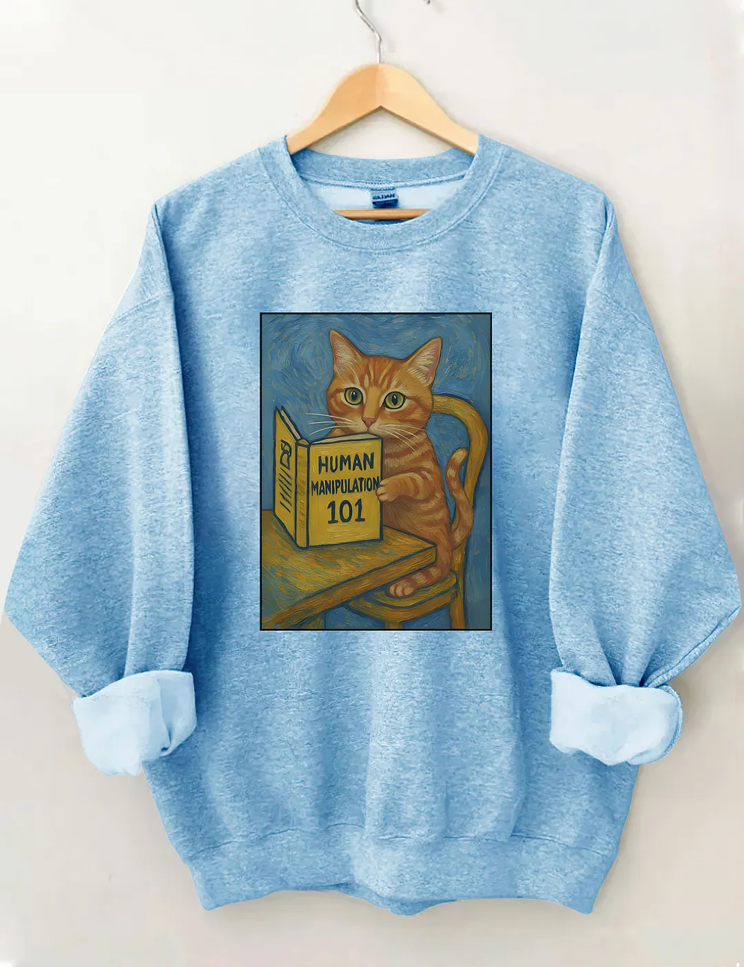Funny Cat Human Manipulation Sweatshirt