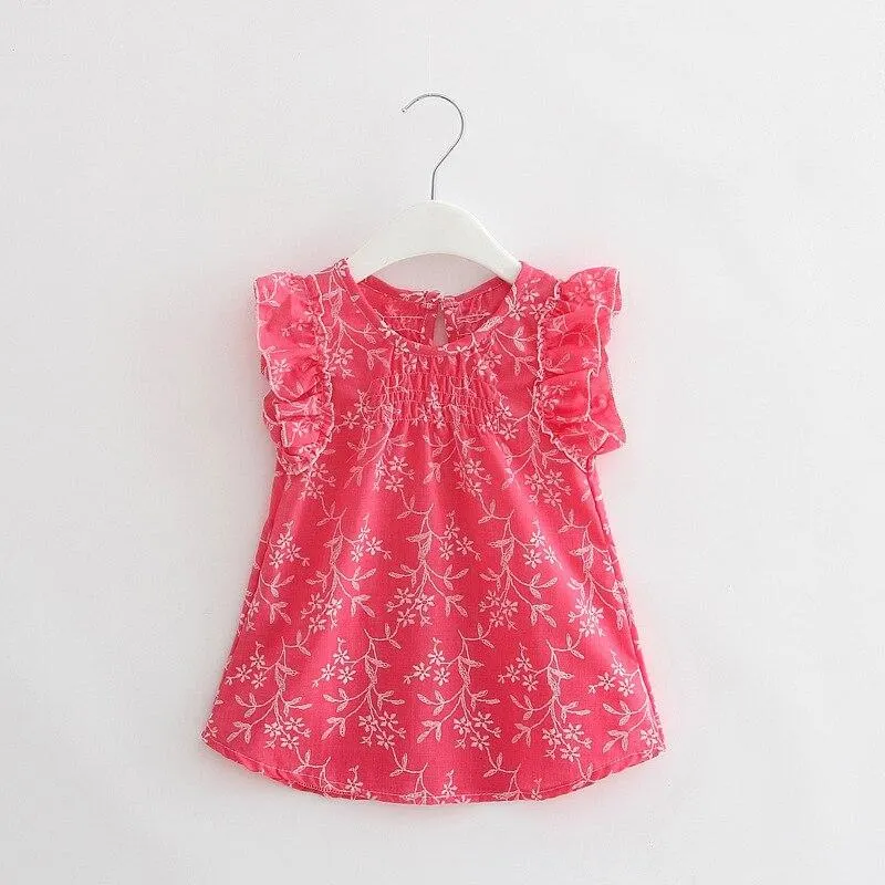 2021 Kids Dresses for Girls Clothes Summer Girl Stripe Princess Dress Toddler Baby Dress 1 2 3 4 5 6 7 Years Children't Clothing