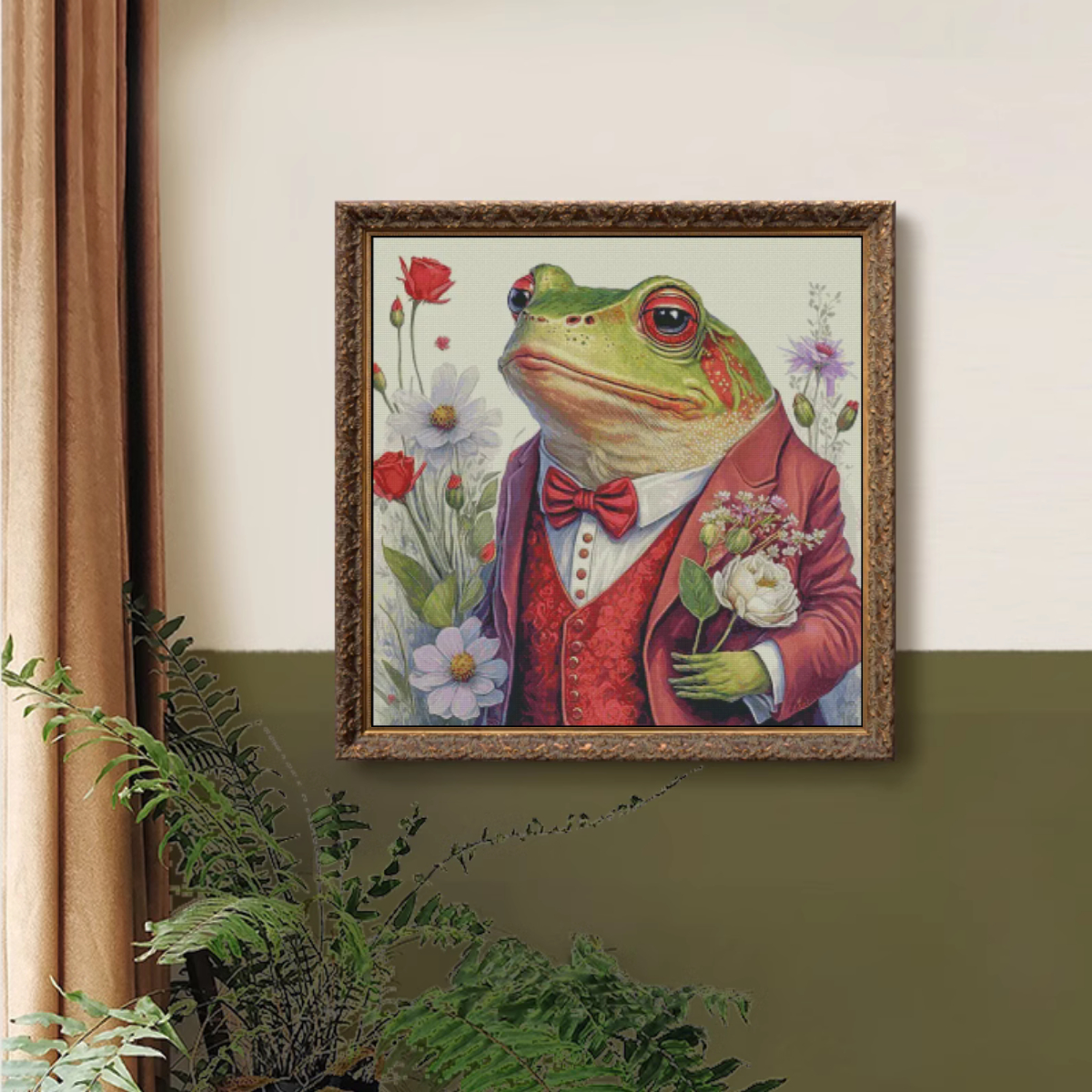 [ZZ2923-Frog Prince]  Painting Fairy Cross Stitch