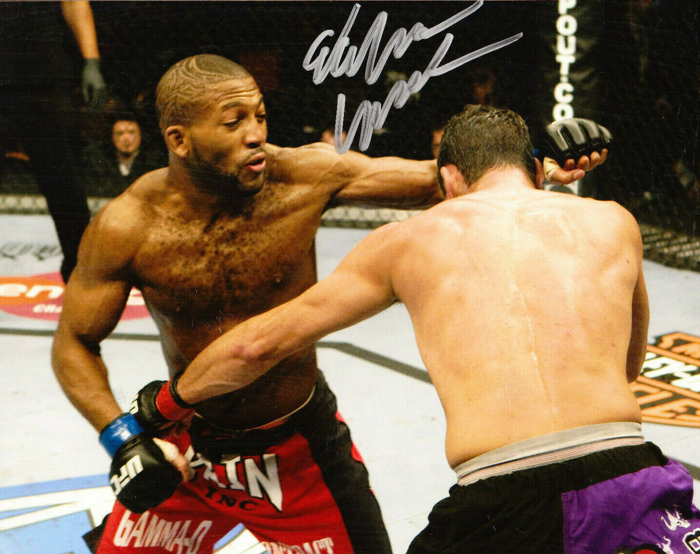 JOHN HURRICANE HOWARD AUTOGRAPH SIGNED 8X10 Photo Poster painting MMA UFC COA