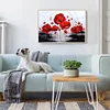 Poppy-11CT Stamped Cross Stitch 40*30cm/15.75*11.81in