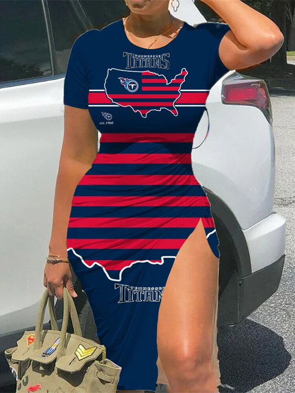 Tennessee Titans
Women's Slit Bodycon Dress