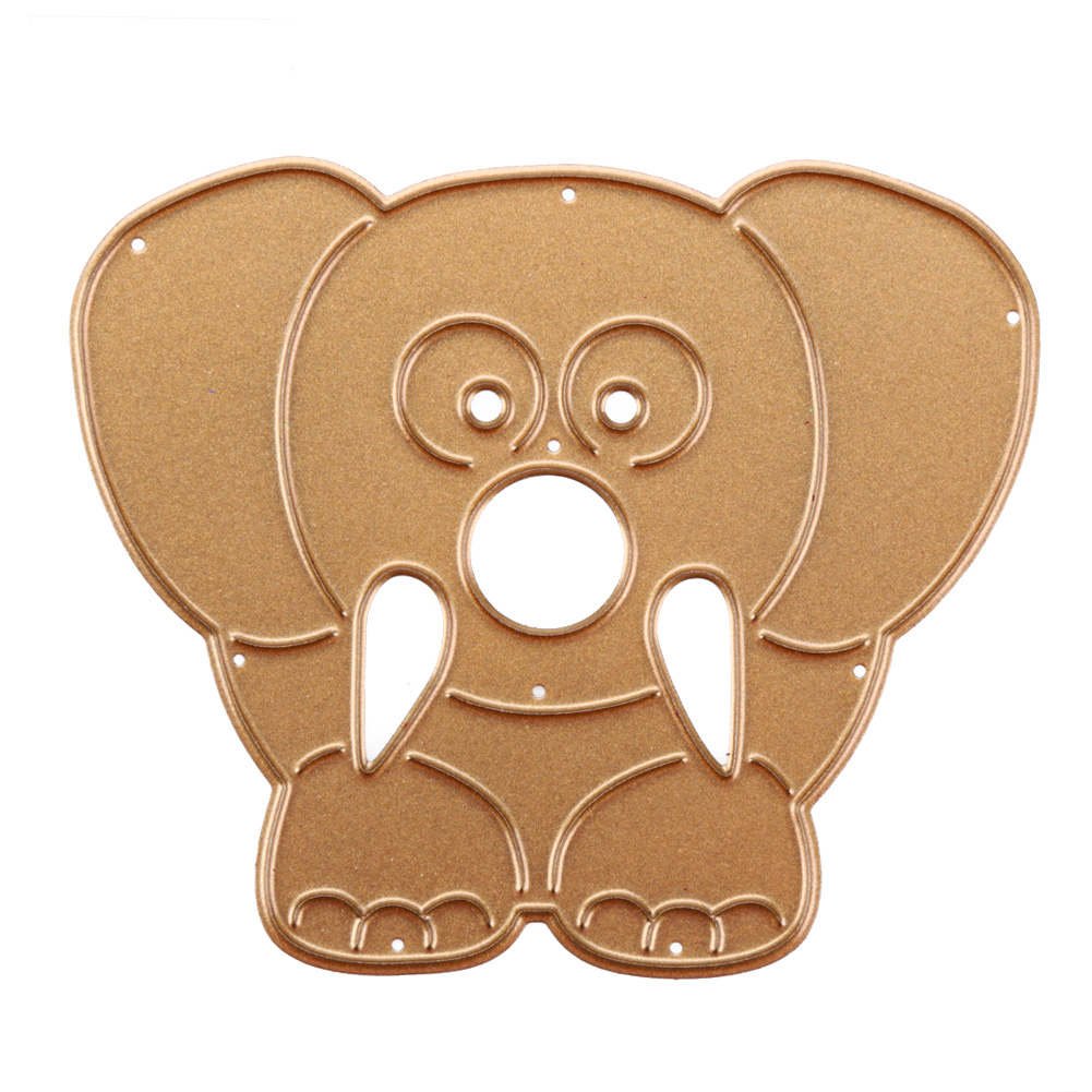 

Elephant Cutting Dies Stencil Scrapbook Embossing DIY Craft Album Card Gift-185466, 501 Original