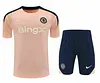 2025/2026 Chelsea Pre-Match Training Light Orange Shirt+Shorts 1:1 Thai Quality