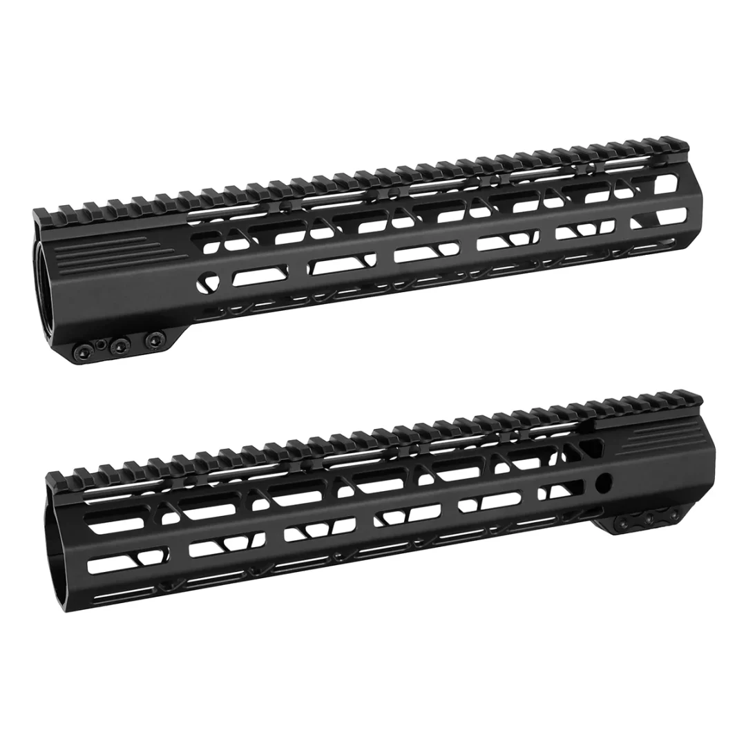 ohhunt® AR10 Free Float Handguard Light & Slim Desigh with Steel Barrel Nut 12" 15" 17"