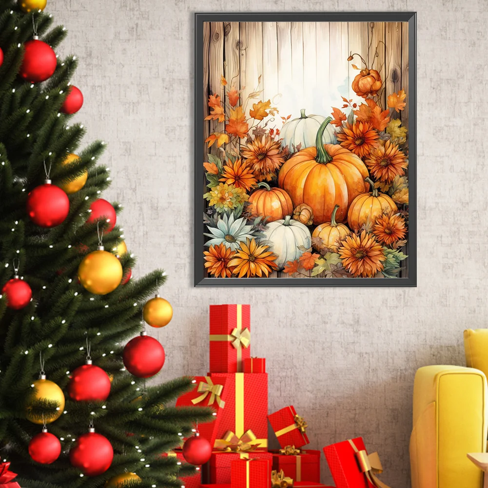 Full Round Diamond Painting 40*50cm - Pumpkin