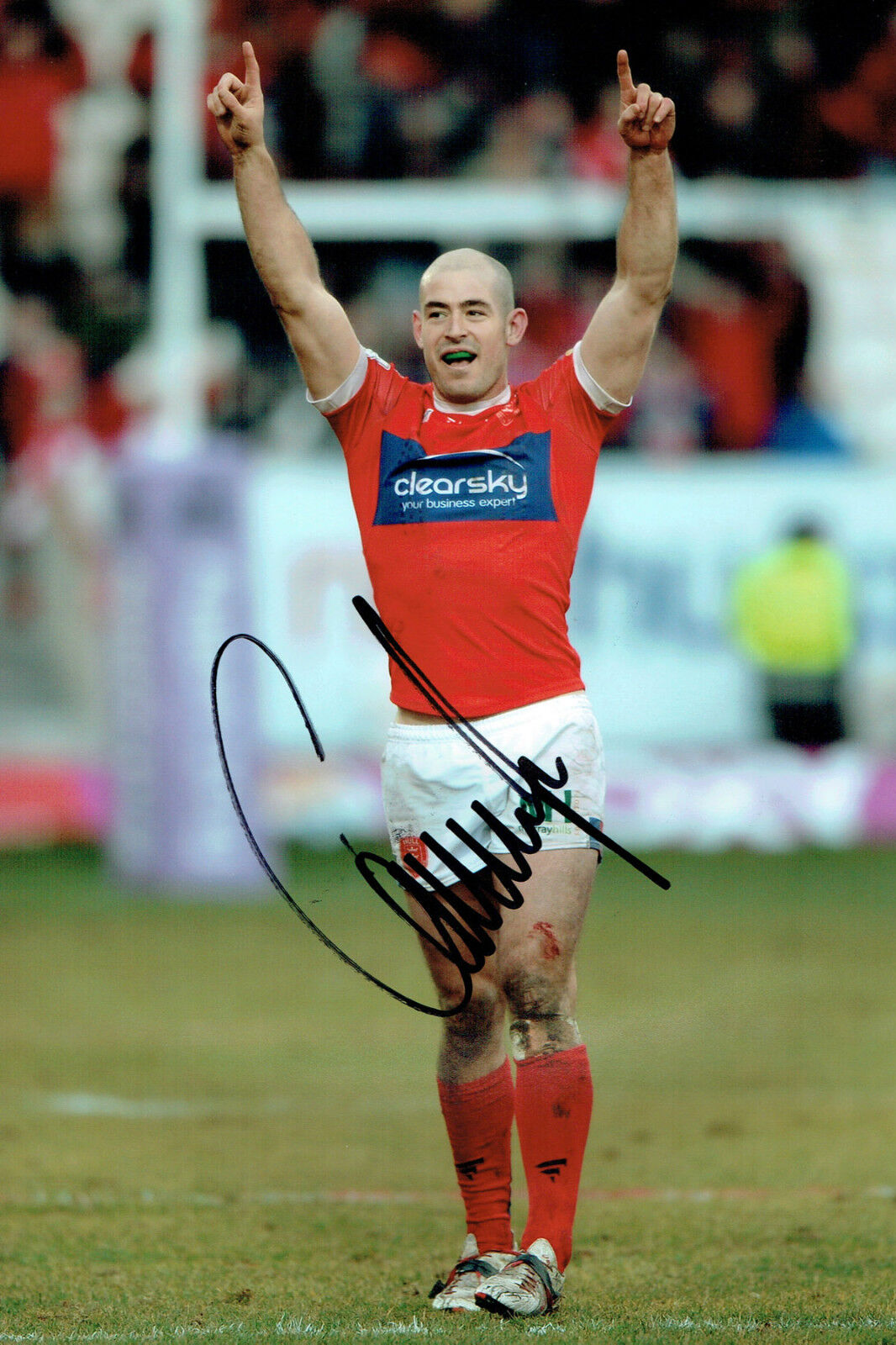 Terry CAMPESE Rugby Super League Hull KR Signed Autograph 12x8 Photo Poster painting AFTAL COA