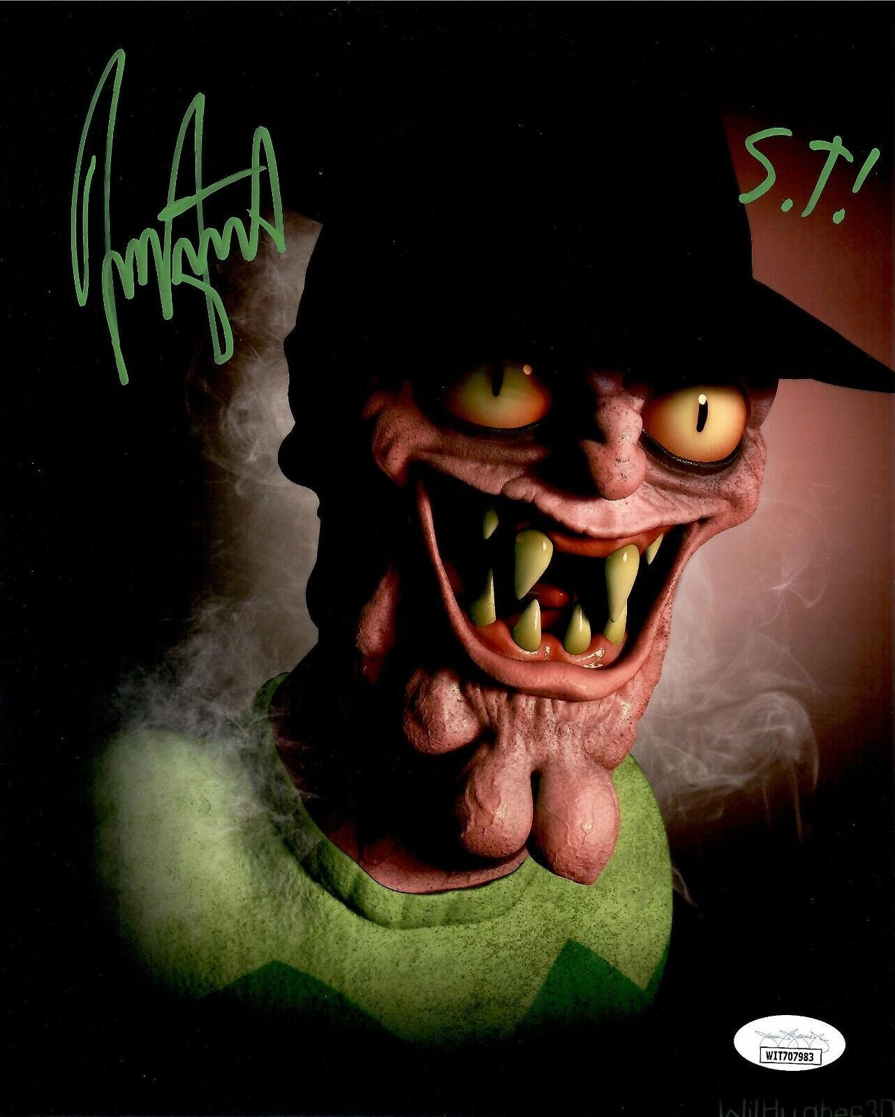 Jess Harnell autographed inscribed 8x10 Photo Poster painting Scary Terry JSA Rick and Morty