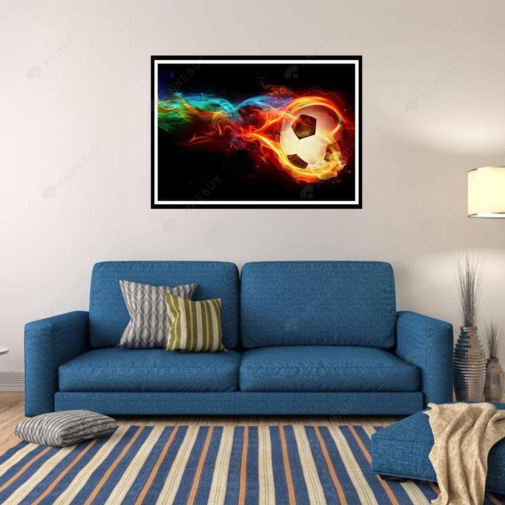 Diamond Painting-5D Full Drill Football
