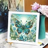 5D DIY Partial Special Shaped Drill Butterfly Diamond Painting With Frame Decor 19.2x19.2cm