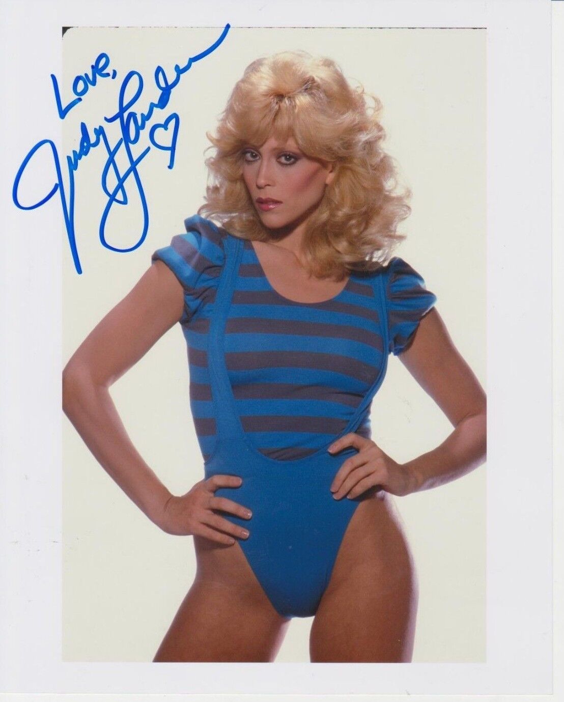 Judy Landers Signed Photo Poster painting - STAR Of Bj &The Bear, Vegas / Playboy - SEXY!