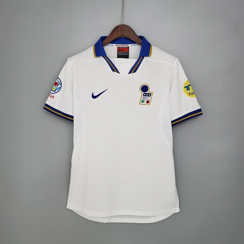 Retro 1996 Italy Soccer Jersey Away