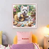 Guitar Schnauzer-11CT Stamped Cross Stitch 40*40cm/15.75*15.75in