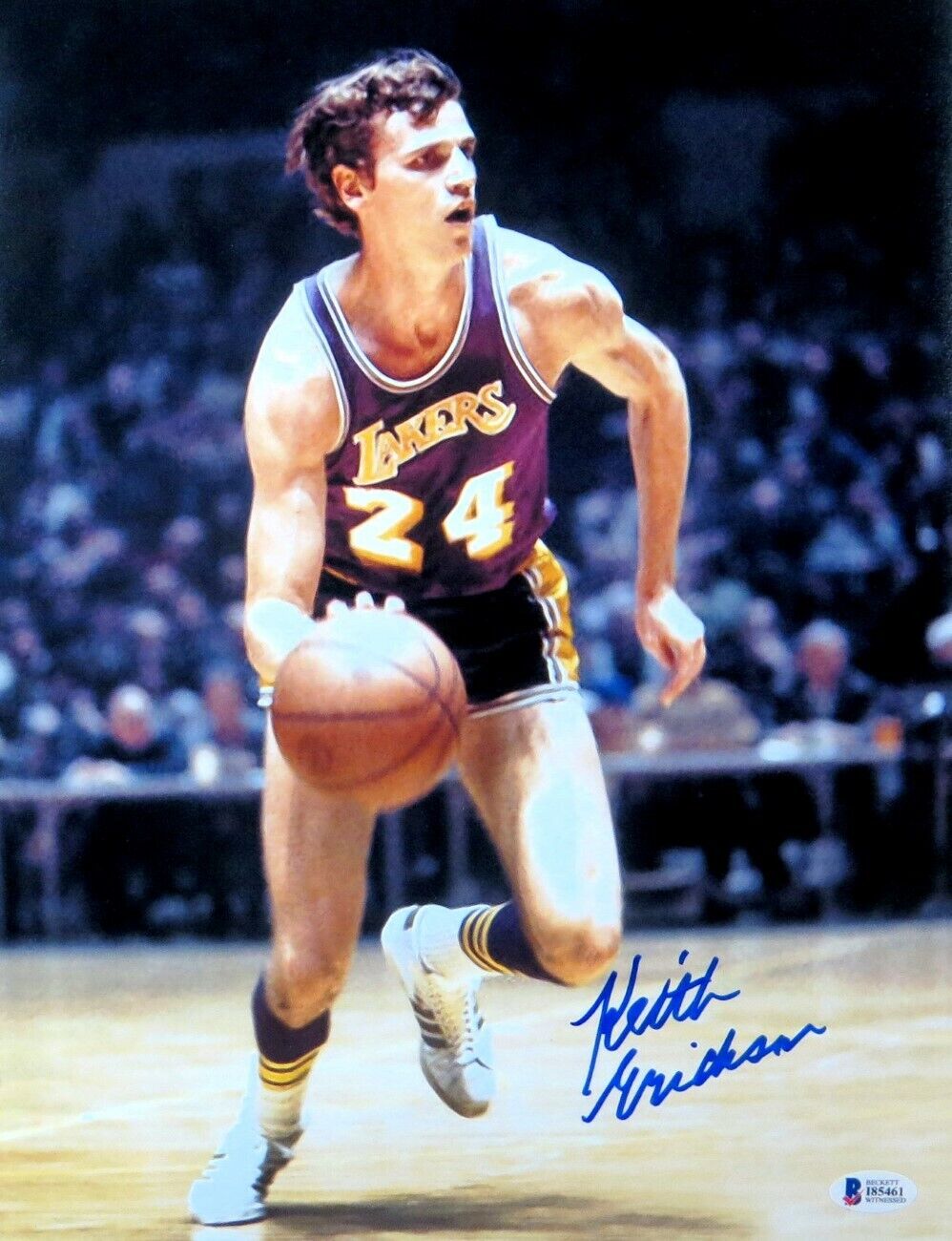 Keith Erickson Signed Autographed 11X14 Photo Poster painting Los Angeles Lakers Road Beckett