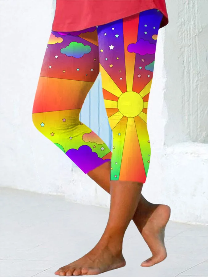 Women'S Hippie Casual Leggings