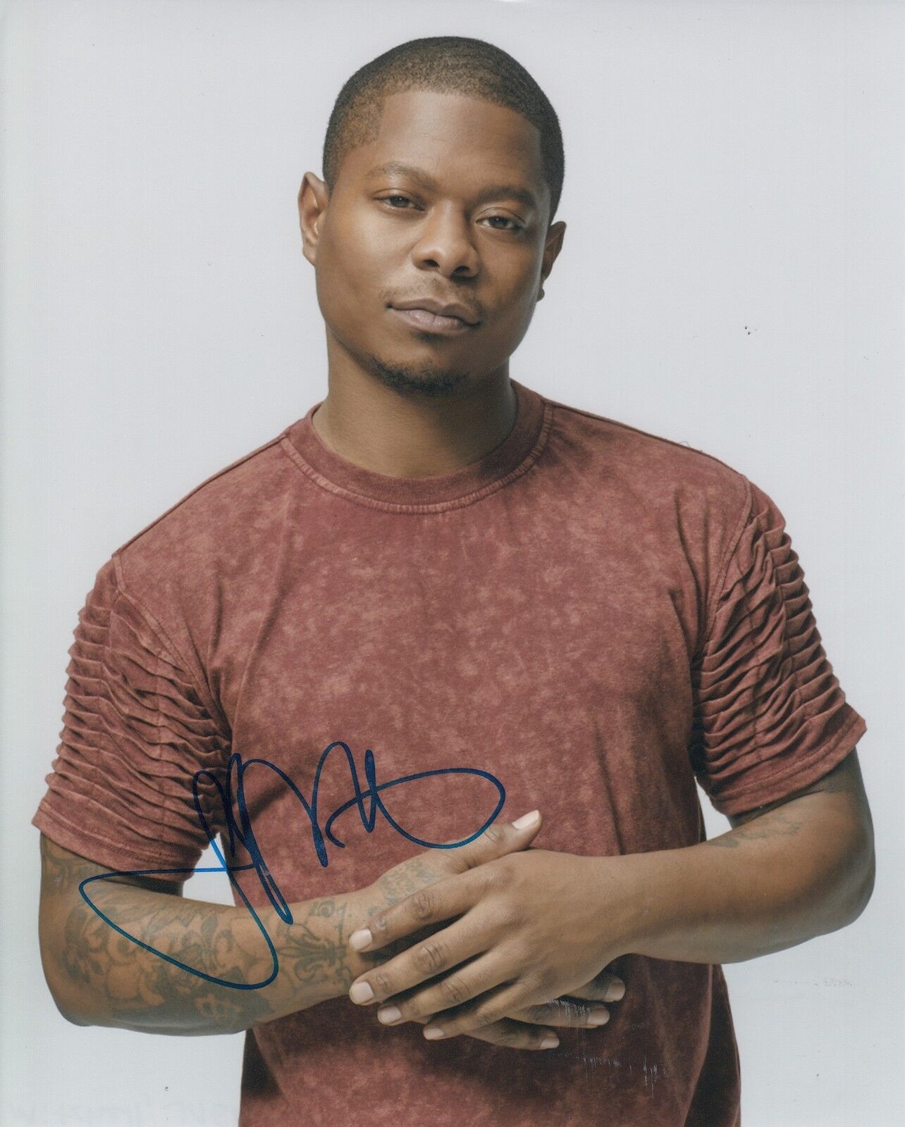 JASON MITCHELL signed (THE CHI) 8X10 Photo Poster painting W/COA *BRANDON JONES*