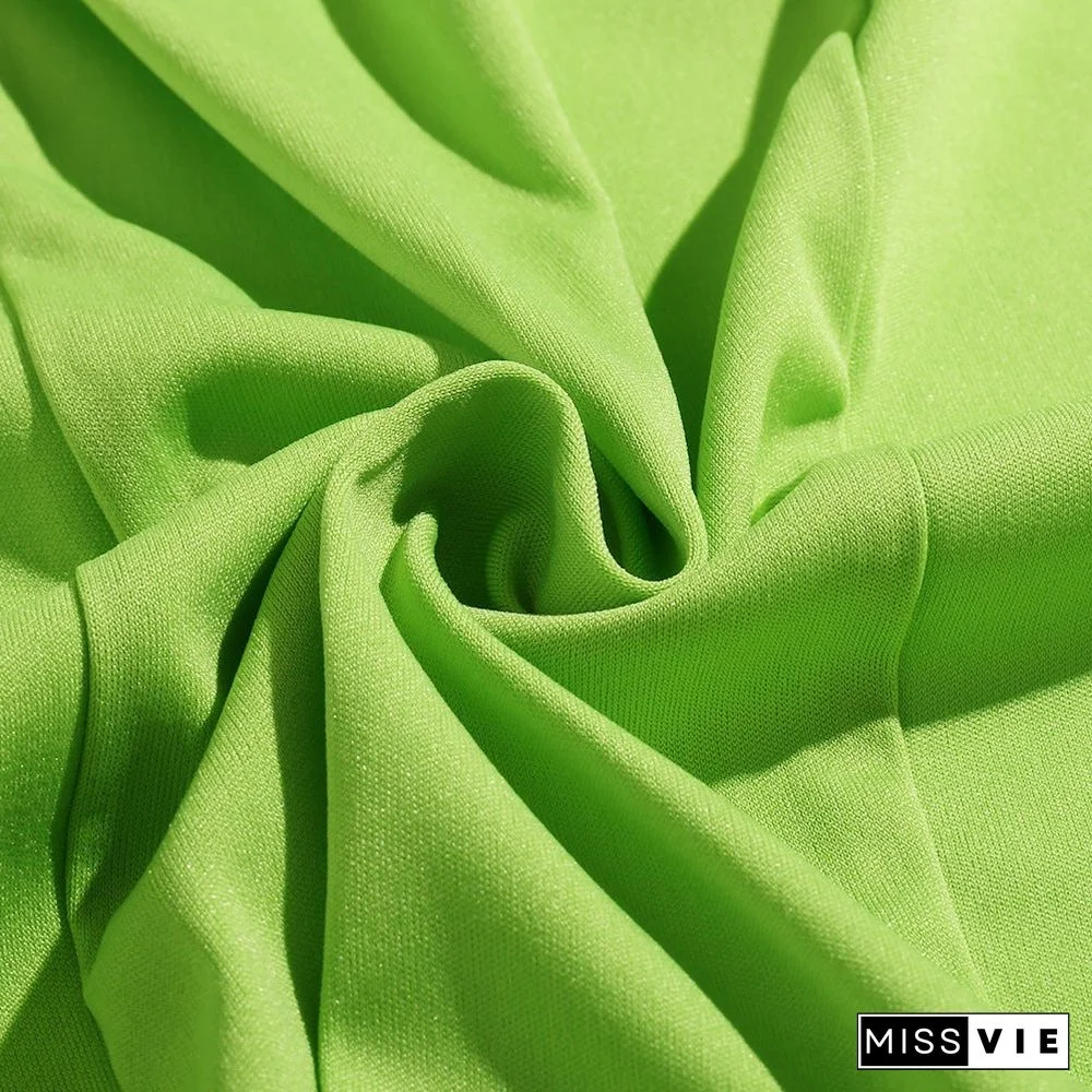 Stylish New Strap Chain Sling Irregular Long Skirt