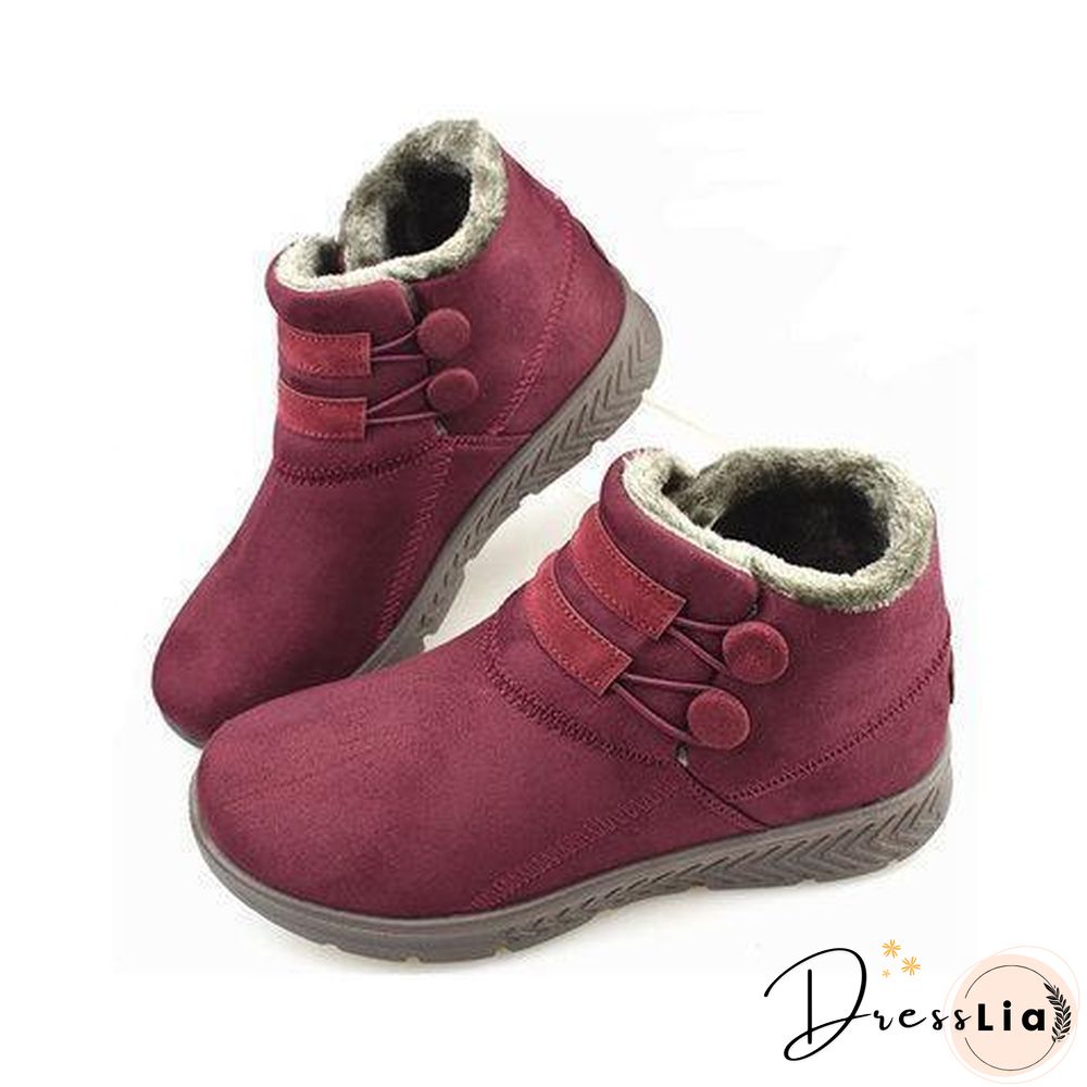 Women Snow Loafers Booties Casual Shoes