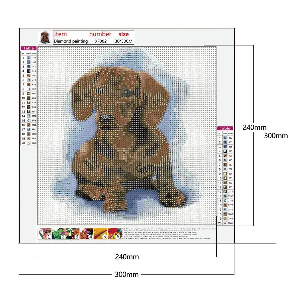 Diamond Painting - Full Round Drill - Logy Dog(30*30cm)