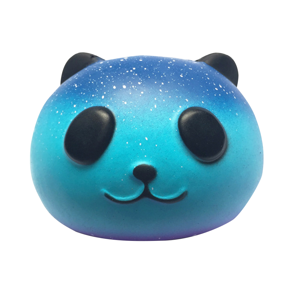 

Kneading Toys Slow Rebound Color Starry Sky Panda Head Simulation Model, 501 Original