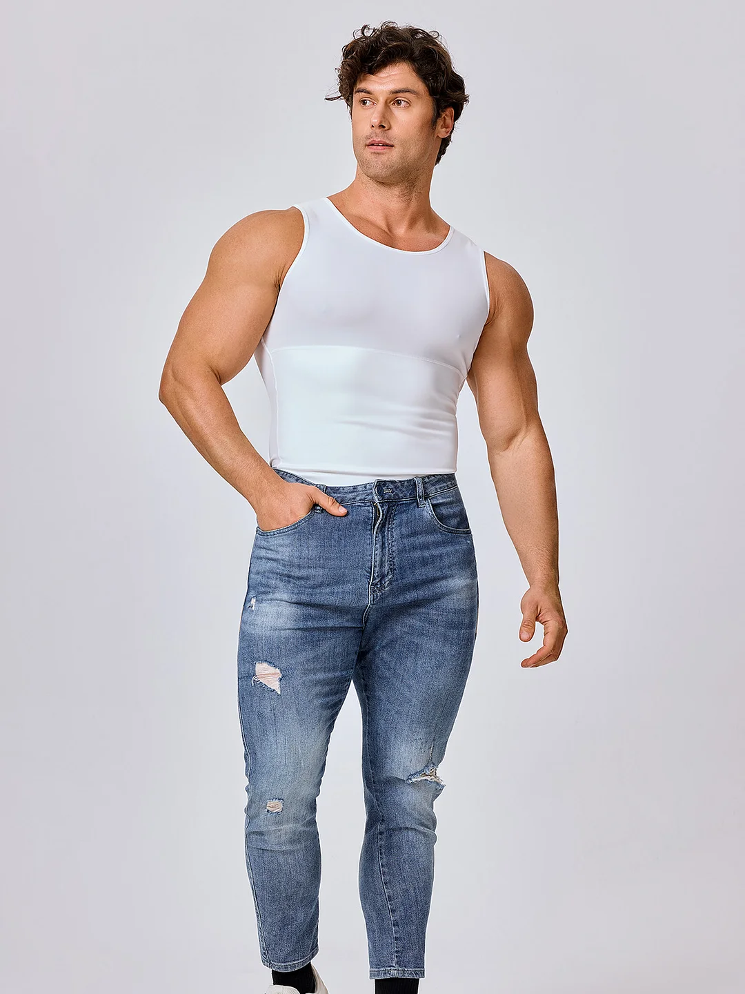 Mens Slimming Body Shaper Vest