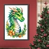 (40*60cm)Dinosaur on a Garland -  Full Round Drill Diamond Painting