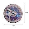  DIY Round Metal Tin Ballet Girl Diamond Painting Special Shaped  Clock Kit