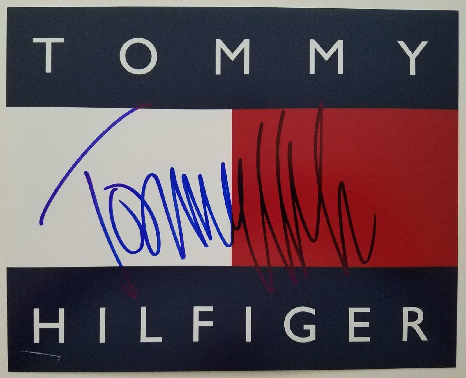 Tommy Hilfiger Signed 8x10 Photo Poster painting Fashion Clothing Designer Legend Rare Auto RAD