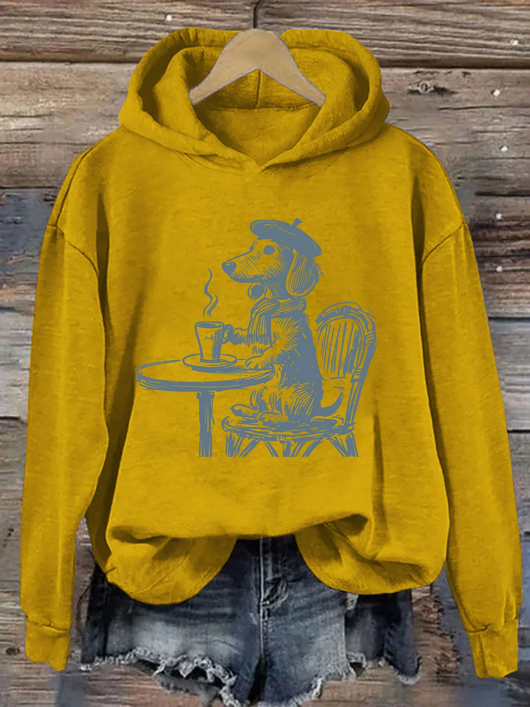 Dachshund Paris Hoodie