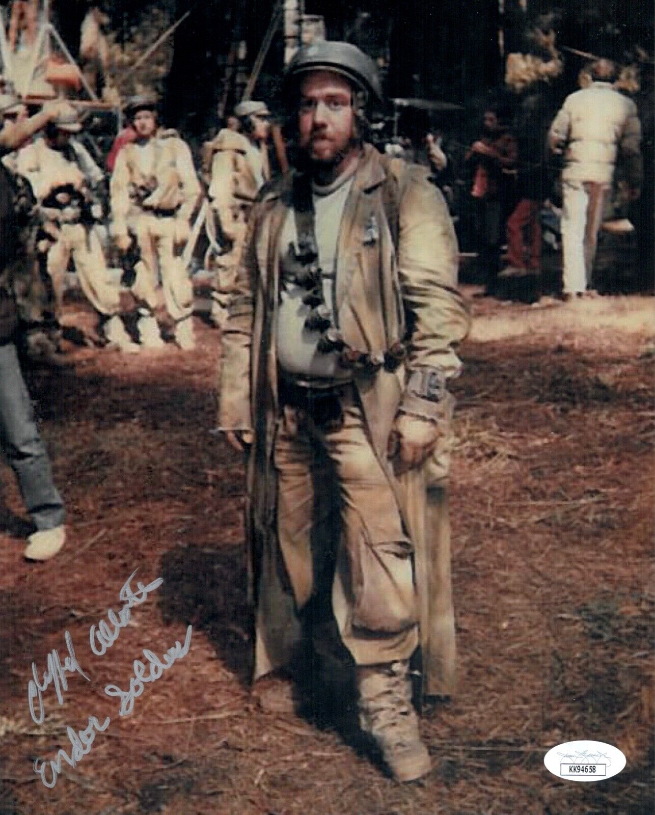 CLIFF ALLISTON Signed ENDOR SOLDIER 8x10 STAR WARS Photo Poster painting Autograph JSA COA Cert