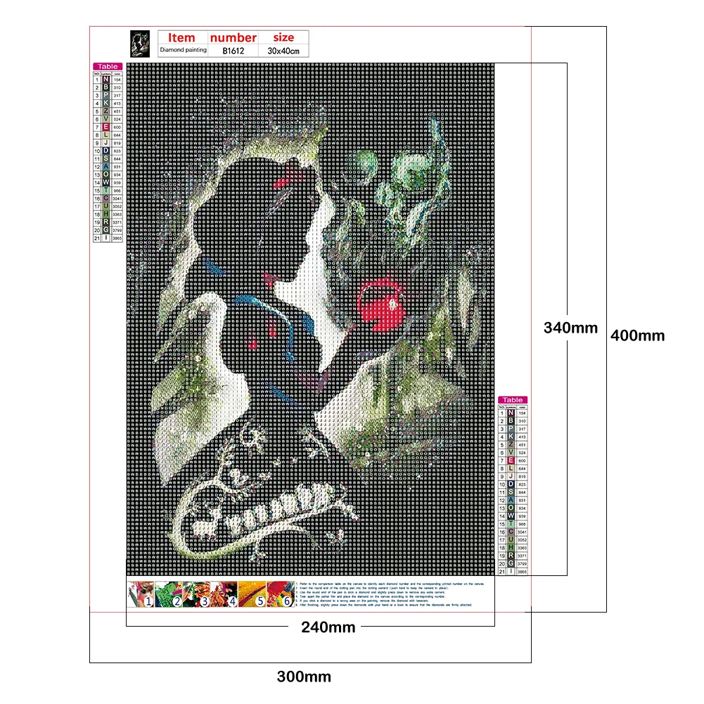 Diamond Painting - Full Round Drill - Snow White(Canvas|30*40cm)