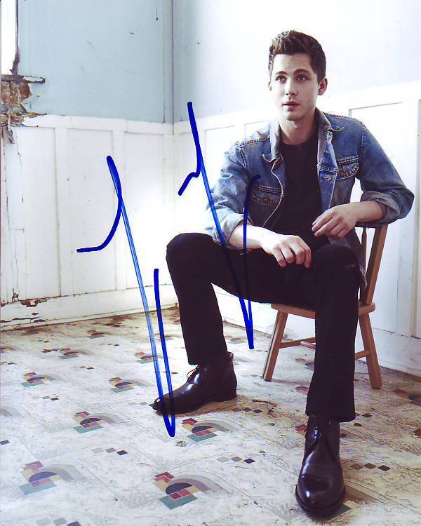 LOGAN LERMAN signed autographed Photo Poster painting