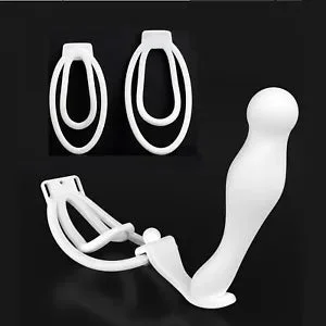 pornhint Pornhint FUFU Clip &cent;&ndash;&&cent;&tilde; Male Chastity Cage Device Sissy Lock Men Plastic Training Clamp