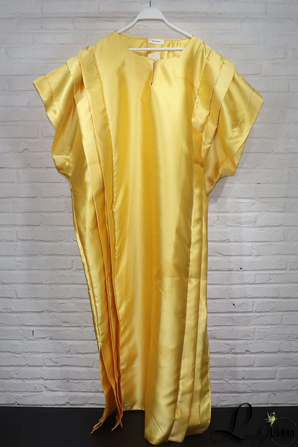 Pink Elegant Solid Patchwork Flounce O Neck Irregular Dress Dresses