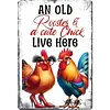 Chicken Warning - Vintage Metal Signs(8*12Inch/12*16Inch) - Chicken