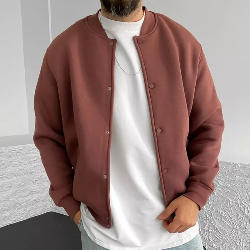 Men's Preppy Minimalist Jacket、、URBENIE