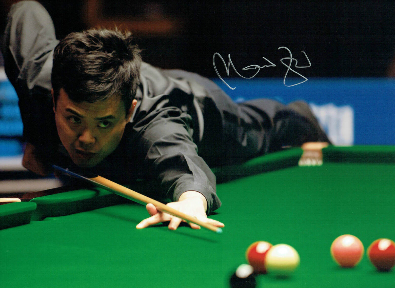 Marco FU Signed Autograph 16x12 Photo Poster painting A SNOOKER Sheffield Crucible AFTAL COA