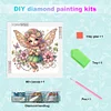 (US Local)4Pack Elf Fairy-Crystal Rhinestone Diamond Painting(30x30cm)