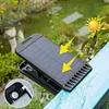 Portable Safety Wall Lights Waterproof LED Solar Motion Sensor Lights USB Charging Outdoor Clip On Solar Lights for Outside Fence Chain Link Camping