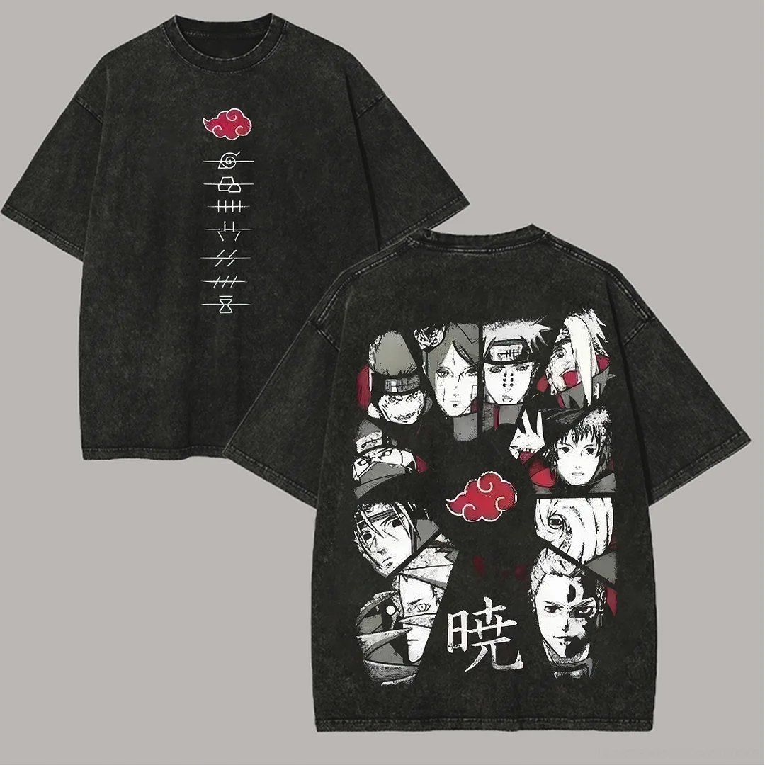 Naruto Printed Unisex Oversized T-shirt