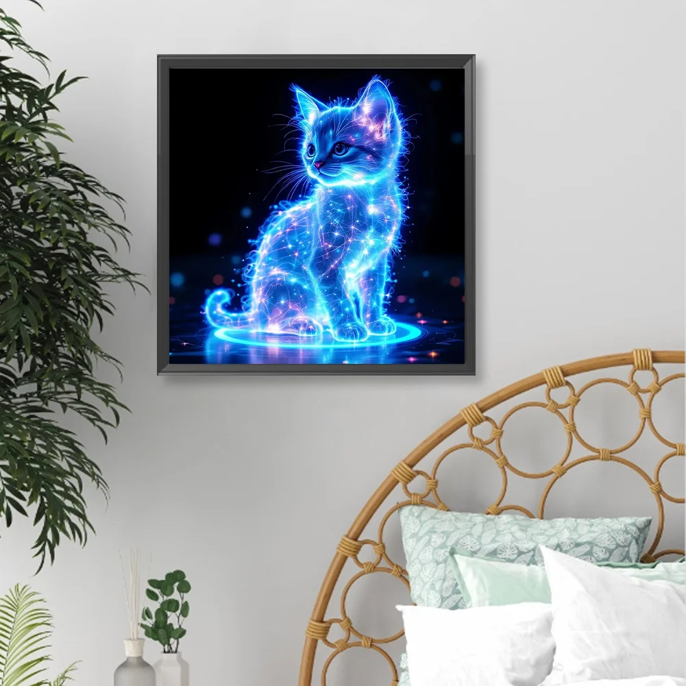 Diamond Painting - Full Round Drill - Cat(Canvas|40*40cm)