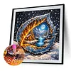 Diamond Painting -DIY Round Drill Winter Leaves(40x40cm)