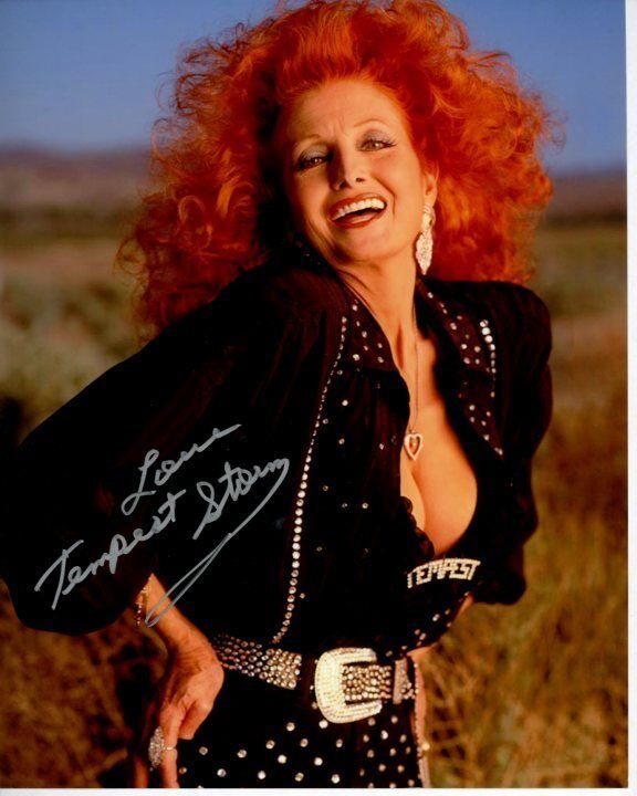 TEMPEST STORM Signed Autographed Photo Poster painting