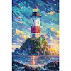 Diamond Painting-DIY Full Round Drill Lighthouse（40*60CM)