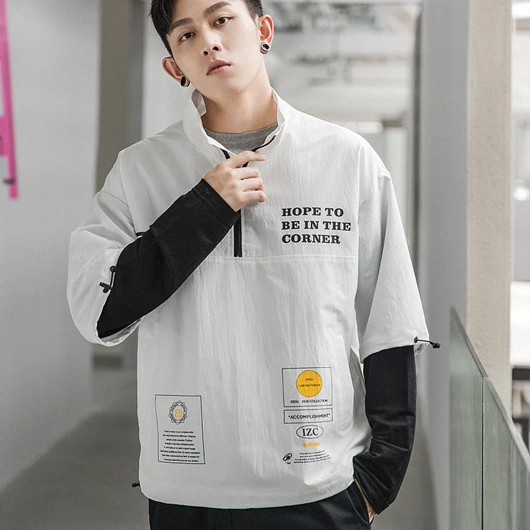 Men's Autumn Denim Shirt plus Size Loose Sports Long-Sleeved Top Casual Jacket Men's Men Jacket