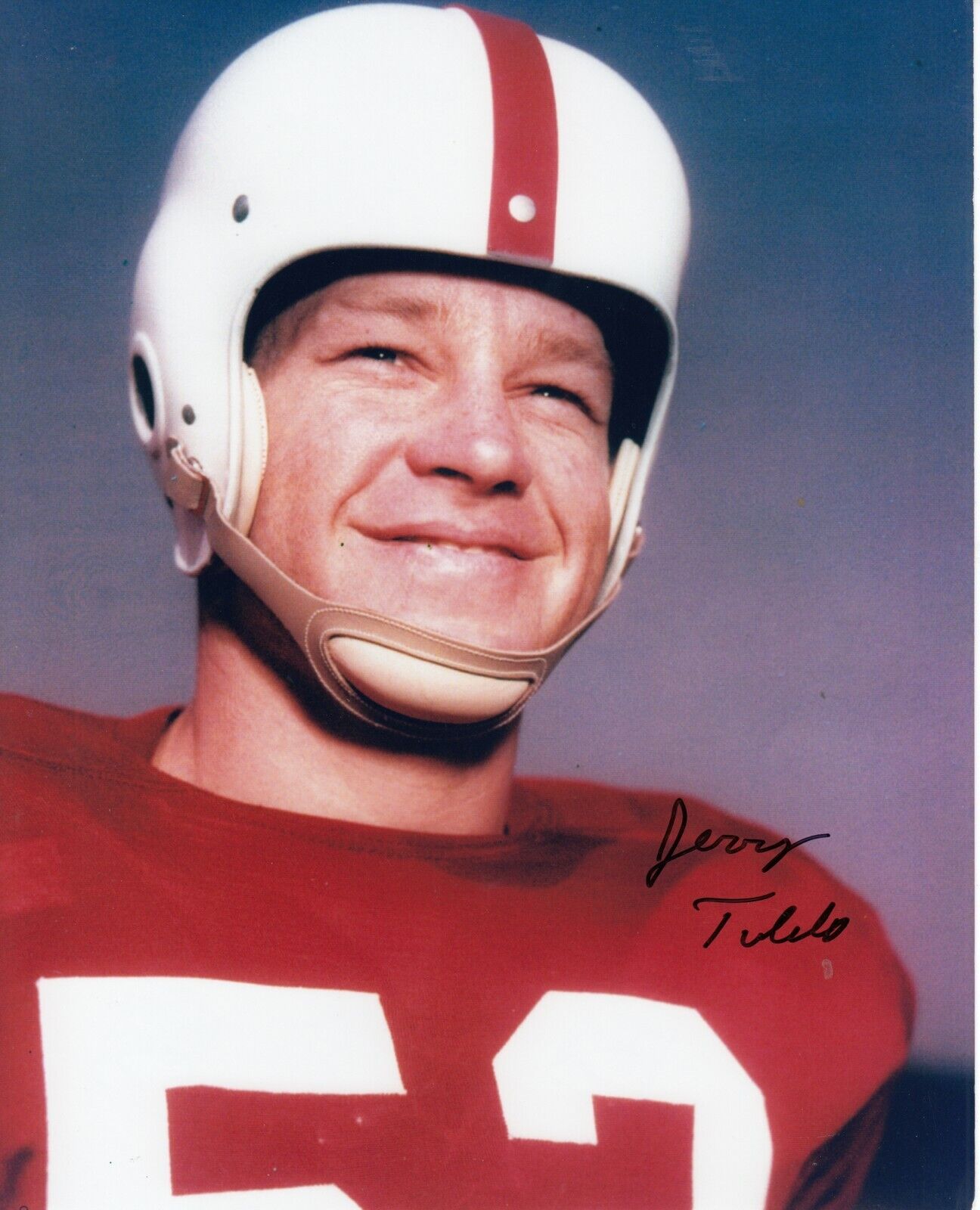 Jerry Tubbs #2 8x10 Signed Photo Poster painting w/ COA Oklahoma Sooners